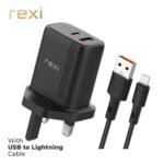 RCE20-L 18W Quick TypeC+USB Dual Port +Lightning Cable